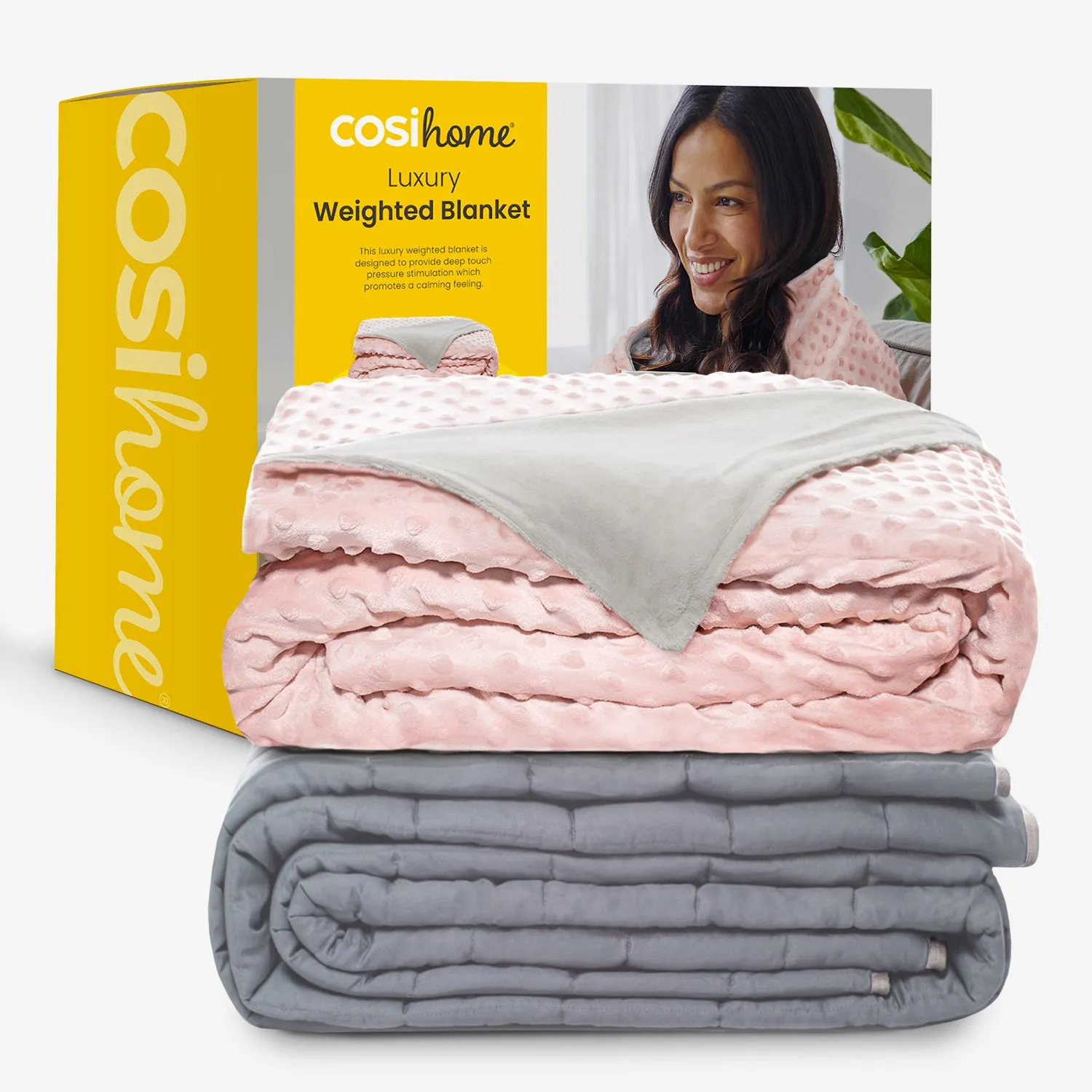 Pink Luxury Weighted Blanket - Adult 6.8kg