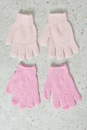 Pink Shower Gloves (2 Pairs)