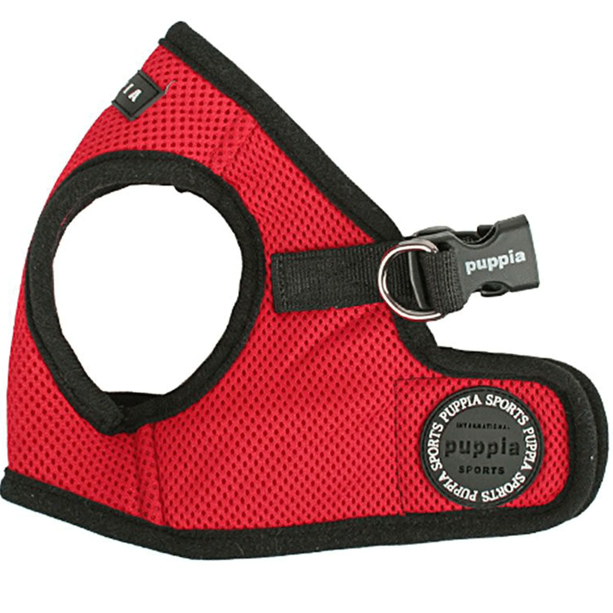 Puppia Red Soft Step-In Harness Vest B