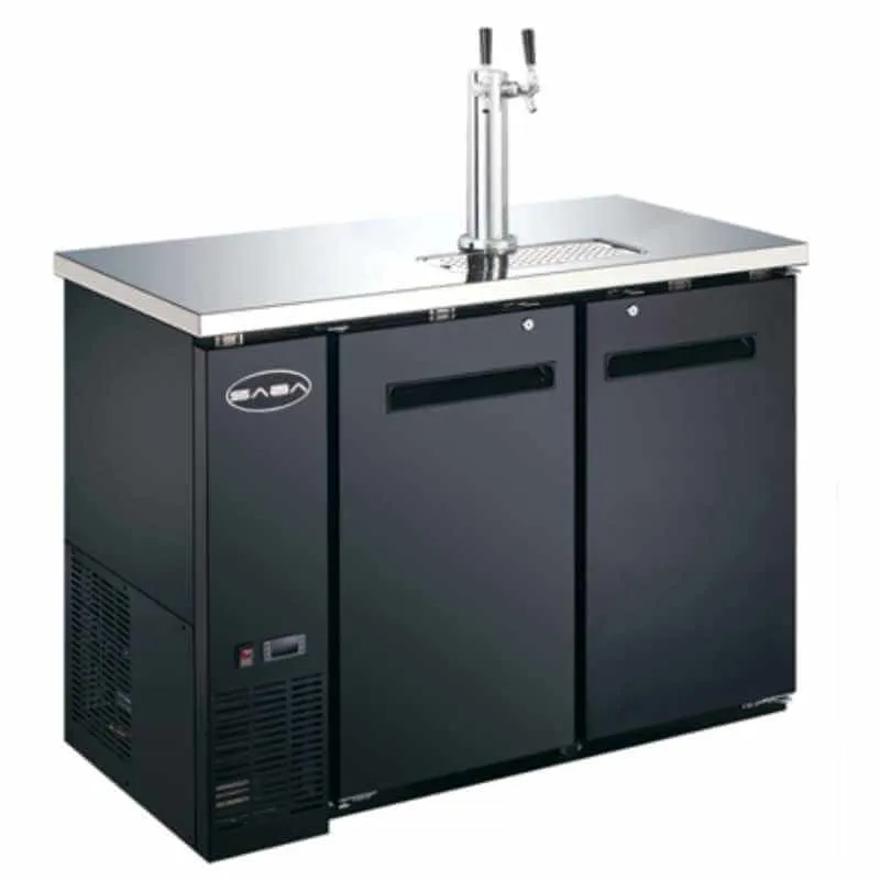 Saba - SDD-24-48 Commercial 48″ Beer Dispenser Refrigerator (1) Double Tap