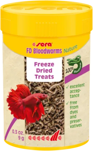 Sera FD Bloodworms - Freeze Dried Treats