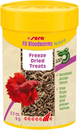 Sera FD Bloodworms - Freeze Dried Treats