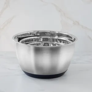 Stainless Steel Mixing Bowl with Non-Skid Base