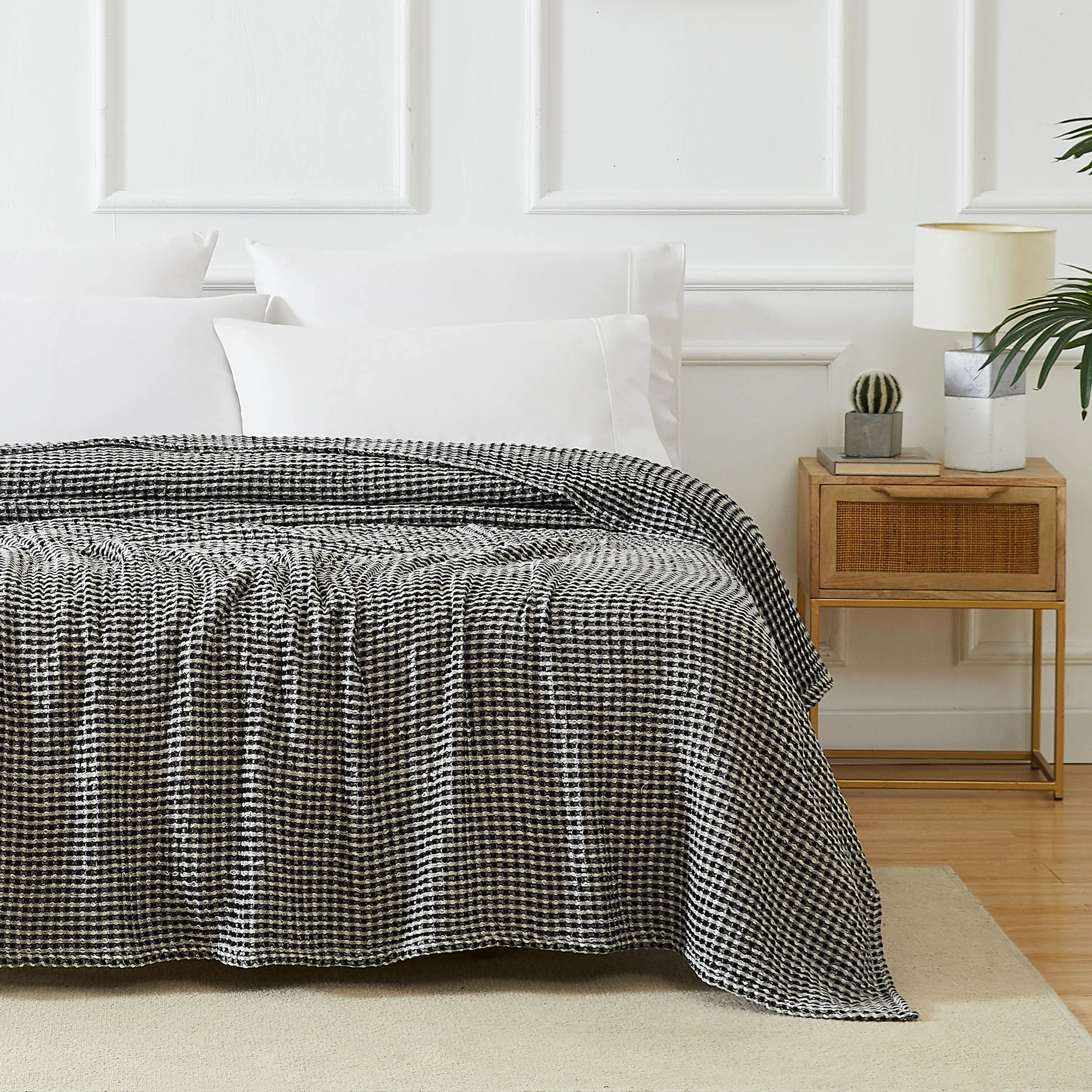 Tama Cotton Waffle Blankets and Throws