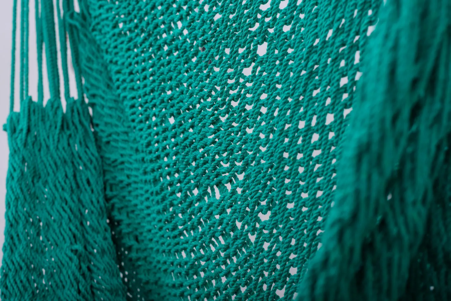 Teal Green Cotton Hammock Swing