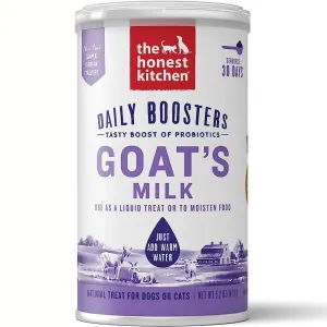 The Honest Kitchen Daily Boosters Instant Goat's Milk With Probiotics for Cats & Dogs 5.2oz