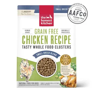 The Honest Kitchen Grain Free Chicken Clusters For Small Breeds Dry Dog Food (4 LB)