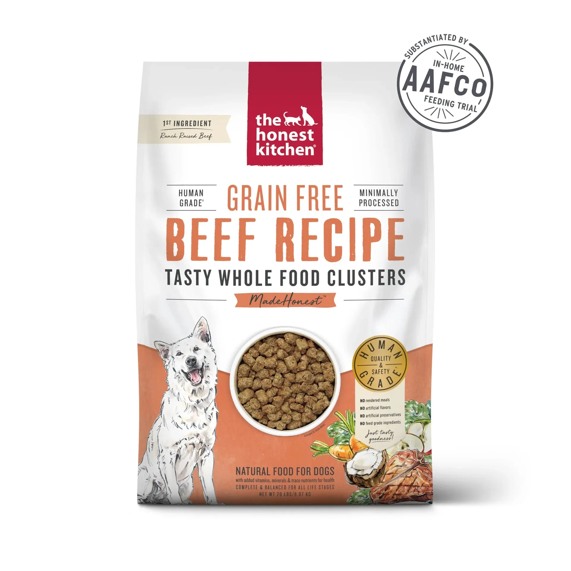 The Honest Kitchen - Whole Food Cluster - Grain Free - Beef Dog Food