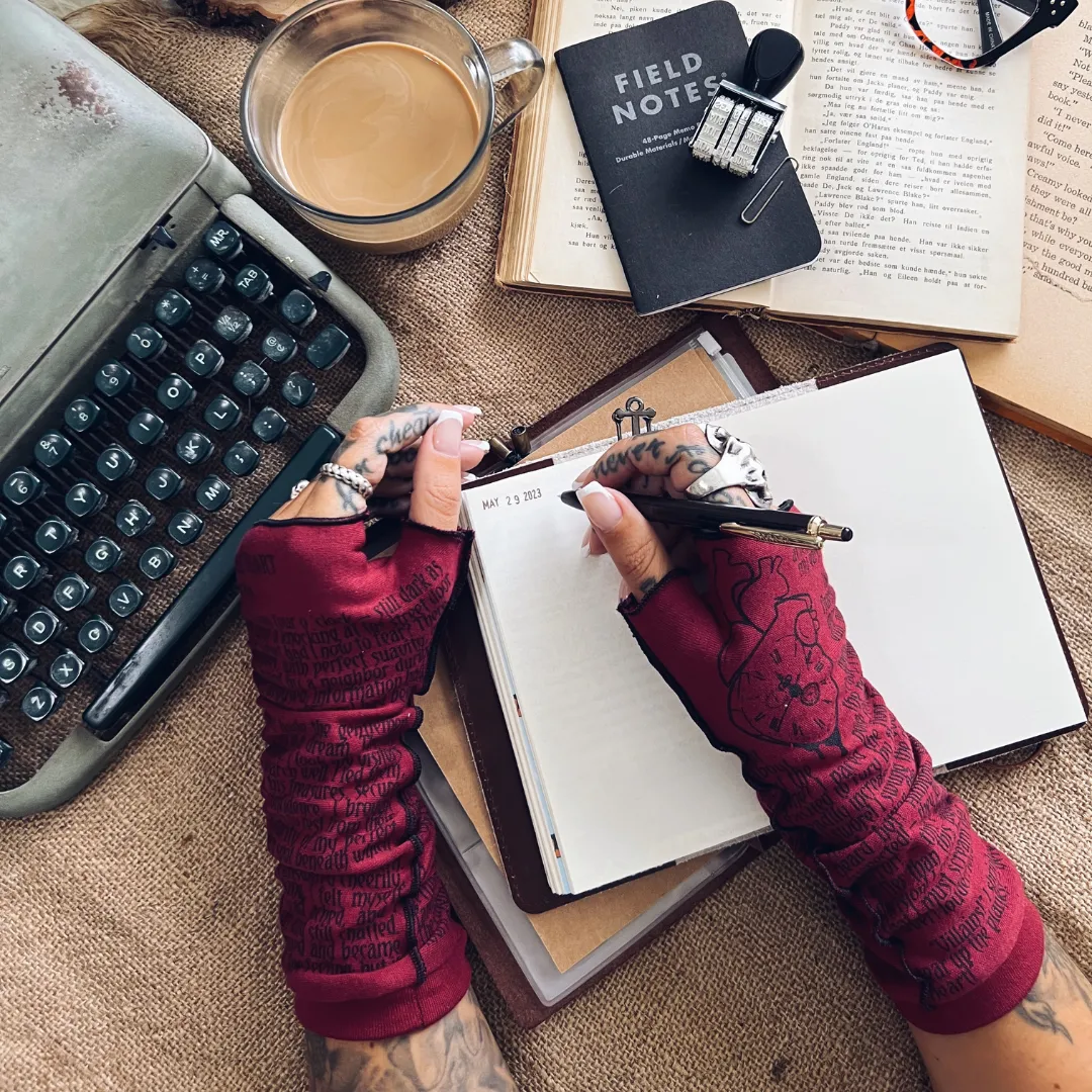 The Tell-Tale Heart Writing Gloves