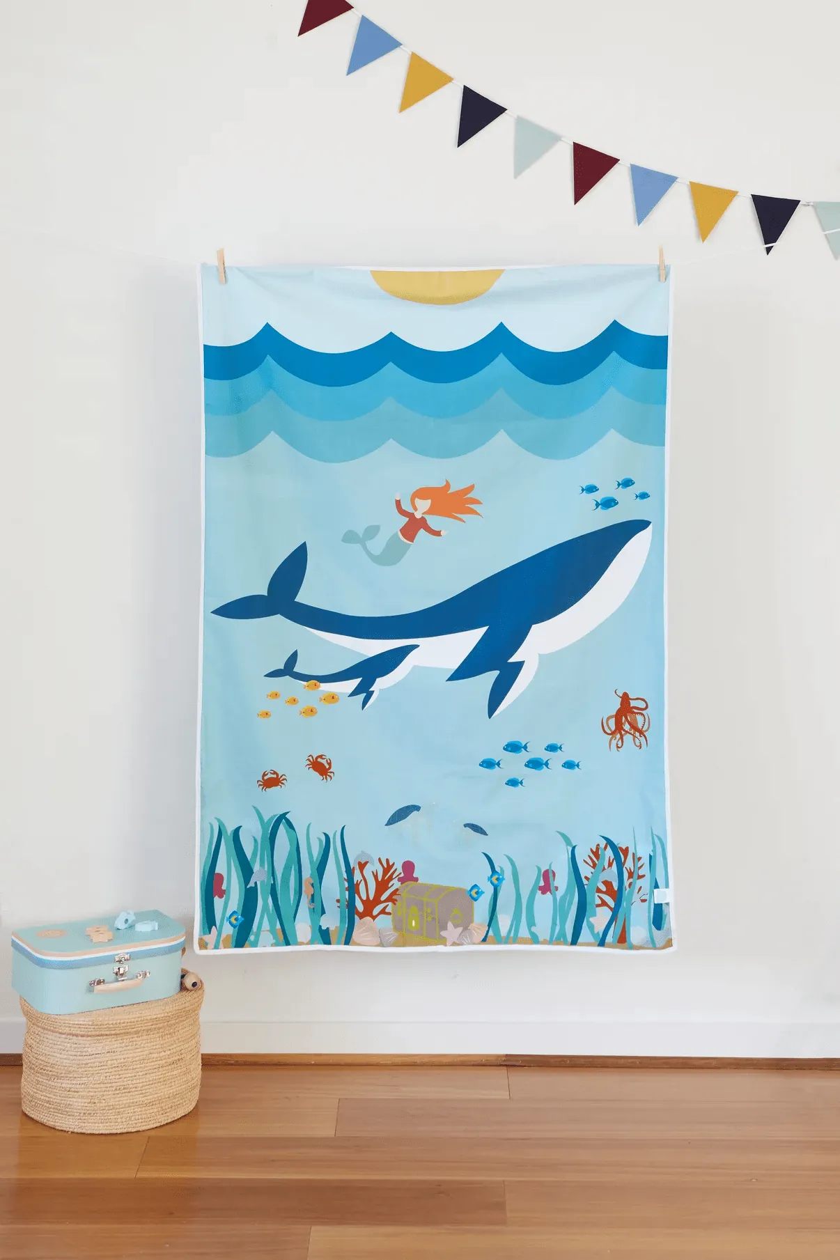 The Wonderful Little Suitcase Ocean Lover Playmat