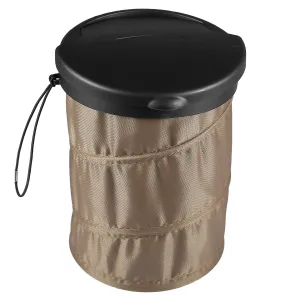 Universal Car Trash Can Portable Car Garbage Bin Foldable Pop-up Trash Can with Cover Leak Proof