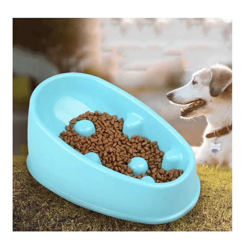 Versatile Anti-Slip Pet Slow Feeding Bowl AJ-2 ORANGE